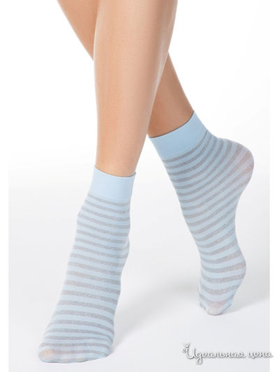 Носки CONTE, цвет голубой