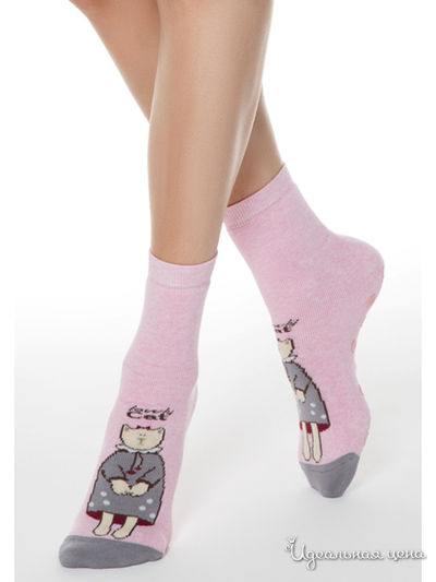 Носки CONTE, цвет светло-розовый