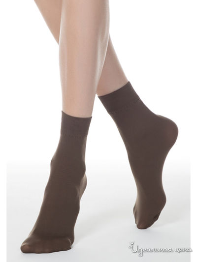 Носки, 50 den CONTE, цвет коричневый