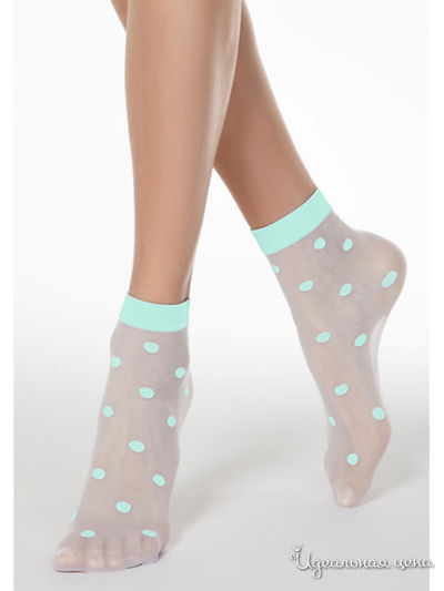 Носки CONTE, цвет turchese