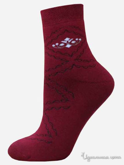 Носки БЧК, цвет бордовый