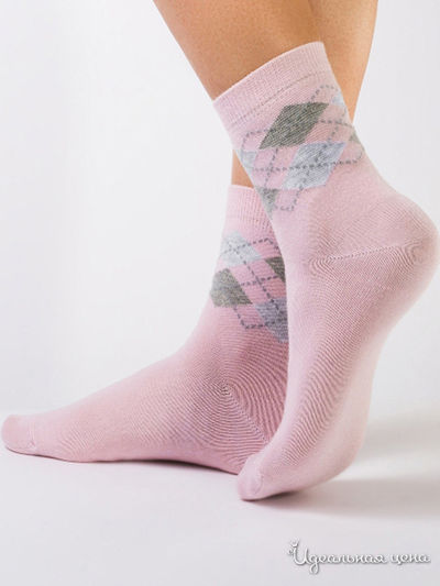 Носки CONTE, цвет светло-розовый