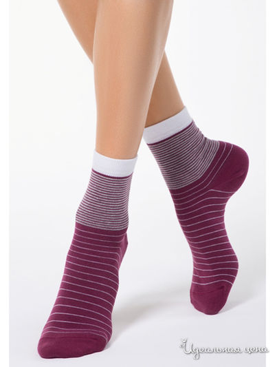 Носки CONTE, цвет лиловый