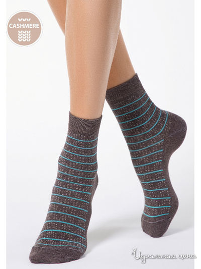 Носки CONTE, цвет коричневый