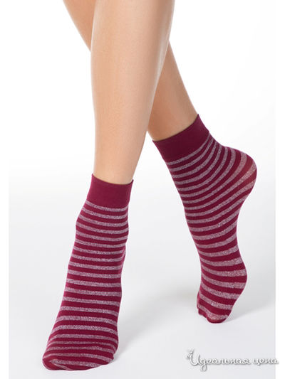 Носки CONTE, цвет бордовый