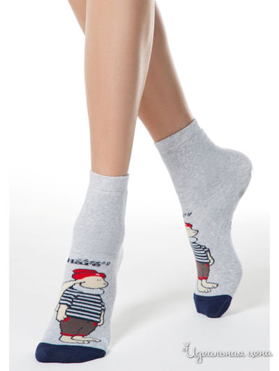 Носки CONTE, цвет светло-серый