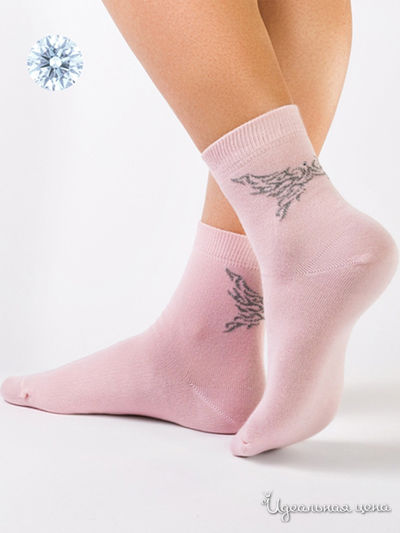 Носки CONTE, цвет светло-розовый