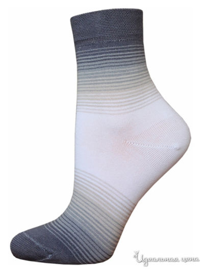 Носки БЧК, цвет серый, белый