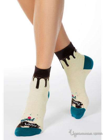 Носки CONTE, цвет кремовый