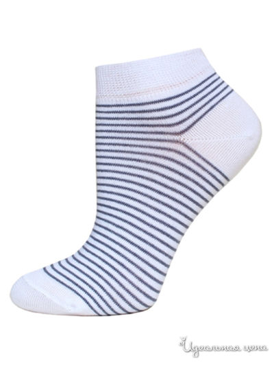 Носки БЧК, цвет белый, серый