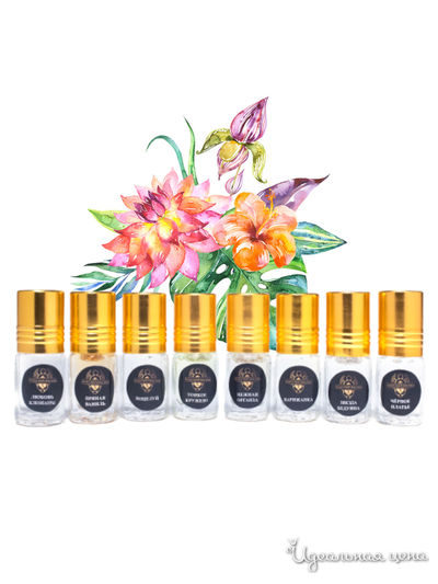 Набор пробников масляных духов Цветочная Эйфория, 7*2 мл, Shams Natural Oils