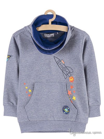 Толстовка 5.10.15, цвет голубой