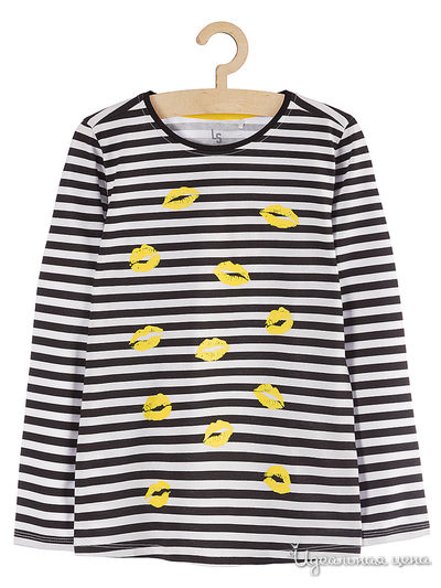 Лонгслив 5.10.15, цвет белый, черный