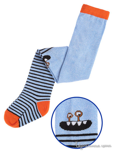 Колготки 5.10.15, цвет голубой