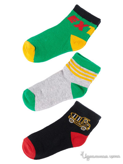 Носки, 3 пары 5.10.15, цвет мультиколор