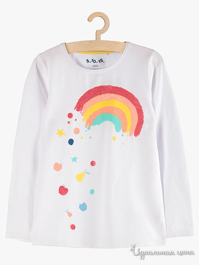 Лонгслив 5.10.15, цвет белый