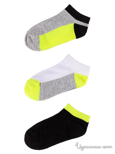 Комплект носков, 3 пары 5.10.15, цвет серый