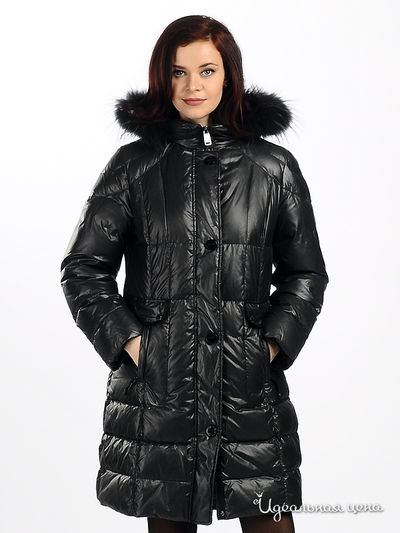 Пуховик Luisa Cerano&Rabe, цвет цвет темно-серый