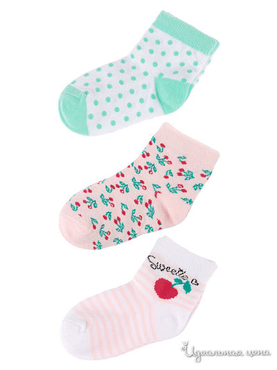 Носки, 3 пары 5.10.15, цвет мультиколор