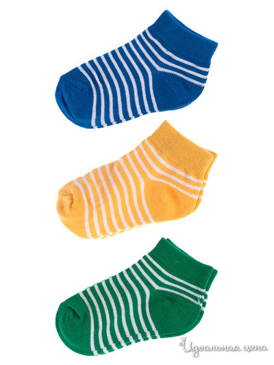 Комплект носков, 3 пары 5.10.15, цвет мультиколор