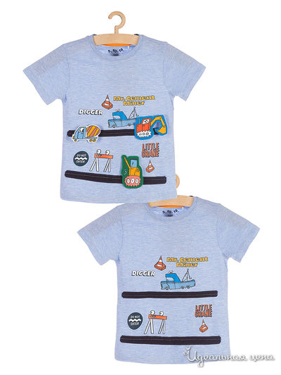 Футболка 5.10.15, цвет голубой