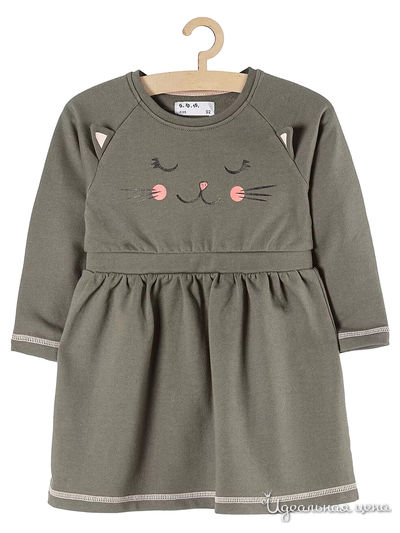 Платье 5.10.15, цвет хаки