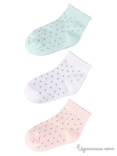 Комплект носков, 3 пары 5.10.15, цвет мультиколор