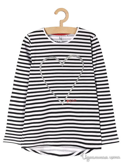 Лонгслив 5.10.15, цвет белый, черный