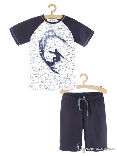 Пижама 5.10.15, цвет голубой, синий