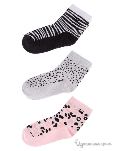 Комплект носков, 3 пары 5.10.15, цвет мультиколор