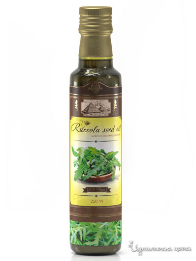 Масло пищевое семян рукколы, нерафинированное, первого холодного отжима, 250 мл, Shams Natural Oils, цвет Зеленый