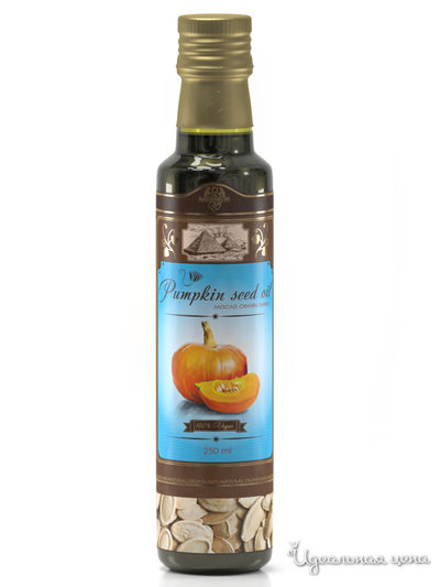 Масло пищевое Тыквы, нерафинированное, первого холодного отжима, 250 мл, Shams Natural Oils, цвет темно-зеленый
