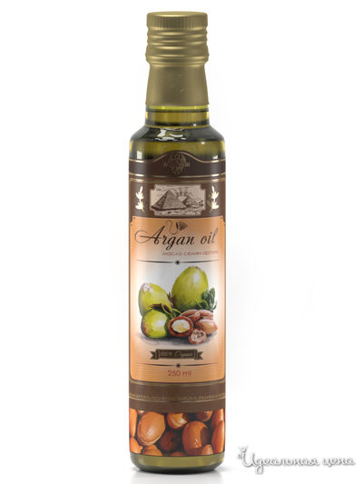 Масло пищевое Арганы из необжаренных семян, нерафинированное, первого холодного отжима, 250 мл, Shams Natural Oils, цвет Желтый