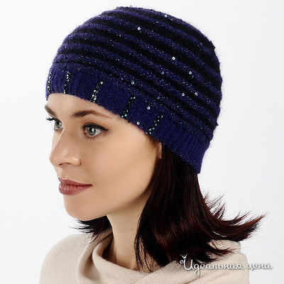 шапка Luisa Cerano&Rabe, цвет цвет фиолетовый