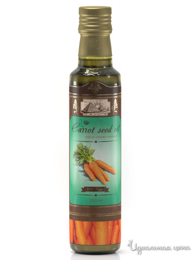 Масло пищевое семян моркови, нерафинированное, первого холодного отжима, 250 мл, Shams Natural Oils, цвет Зеленый