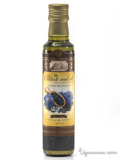 Масло пищевое черного тмина, нерафинированное, первого холодного отжима, 250 мл, Shams Natural Oils, цвет Желтый