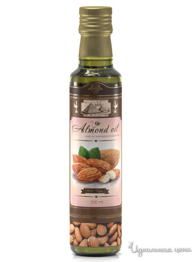 Масло миндальное нерафинированное, однократный холодный отжим, 100 мл, Shams Natural Oils