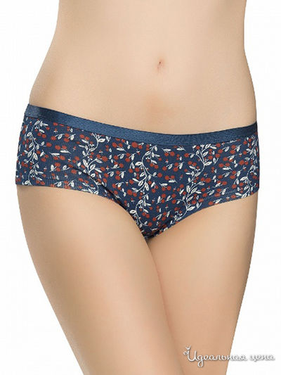 Трусы-шорты, 2 шт Pelican, цвет темно-синий, красный