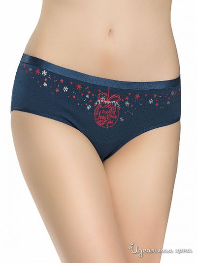 Трусы-слипы, 2 шт Pelican, цвет темно-синий, красный