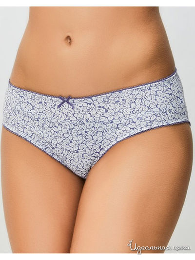 Трусы-слипы PRIMA VISTA, цвет белый, фиолетовый