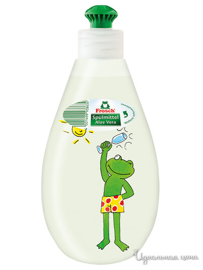 Средство для мытья посуды Алоэ Вера, 0,4 л, Frosch