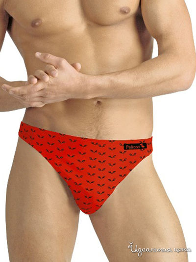 Трусы-стринги Pelican, цвет красный