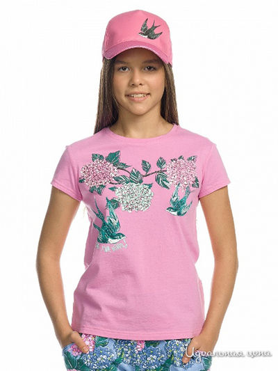 Футболка Pelican, цвет розовый