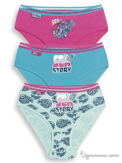 Комплект трусов, 3 шт. Pelican, цвет мультиколор