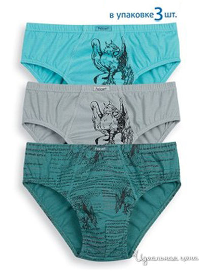 Комплект трусов, 3 шт. Pelican, цвет мультиколор