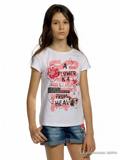 Футболка Pelican, цвет белый