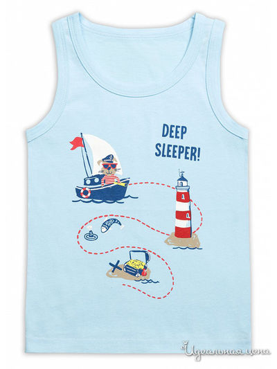 Майка Pelican, цвет голубой