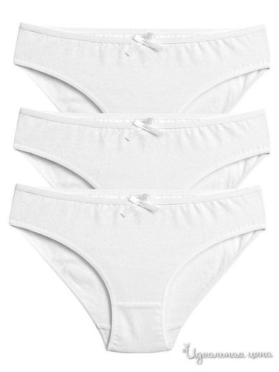 Комплект трусов, 3 шт. Pelican, цвет белый