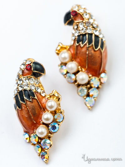 Серьги Isabel Rossi, цвет коричневый