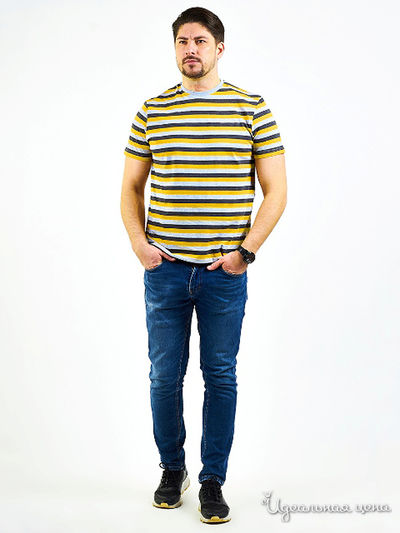 Футболка RoxyFoxy, цвет горчичный, серый